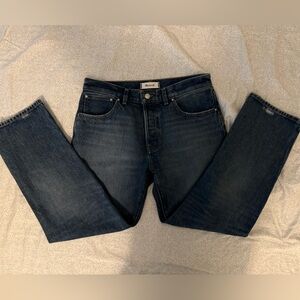 NWT Madewell The Dean Easy Straight Jeans